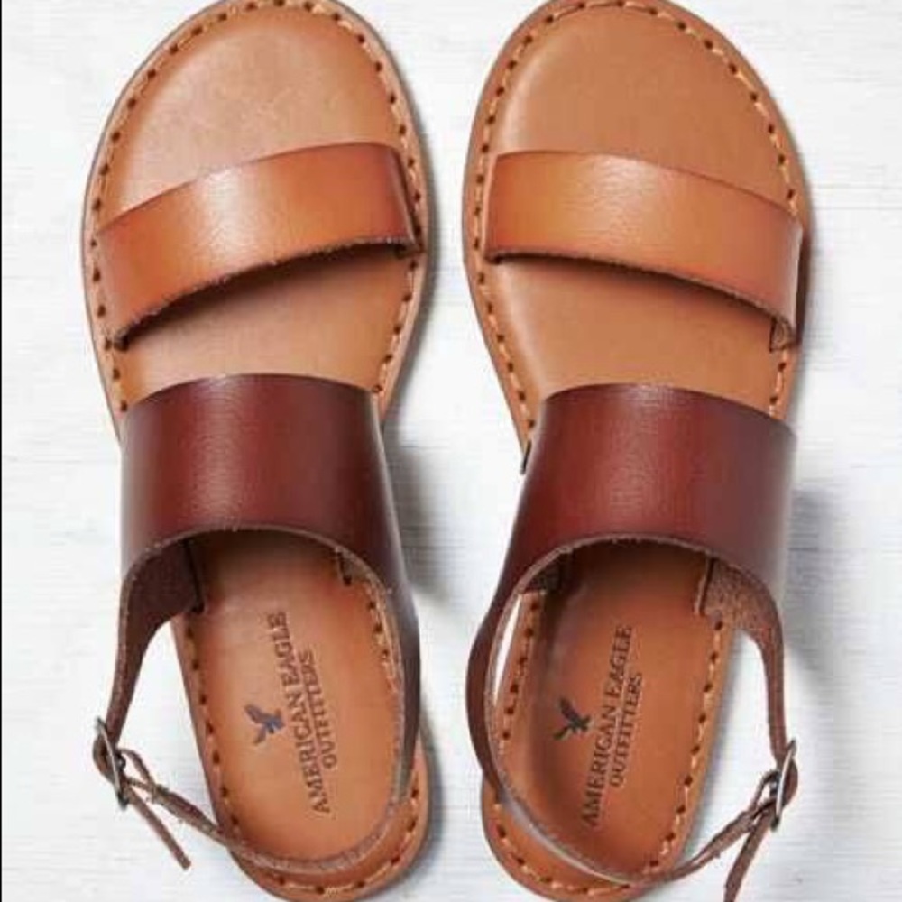 American Eagle Colorblocked Slingback Sandals